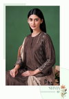 Sylvia By Sahiba Muslin Silk Embroidery Printed Dress Material Exporters In India
